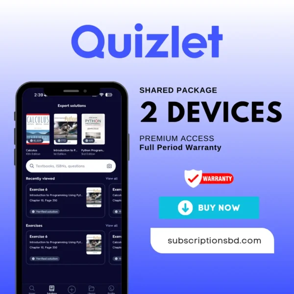 Quizlet Subscription BD