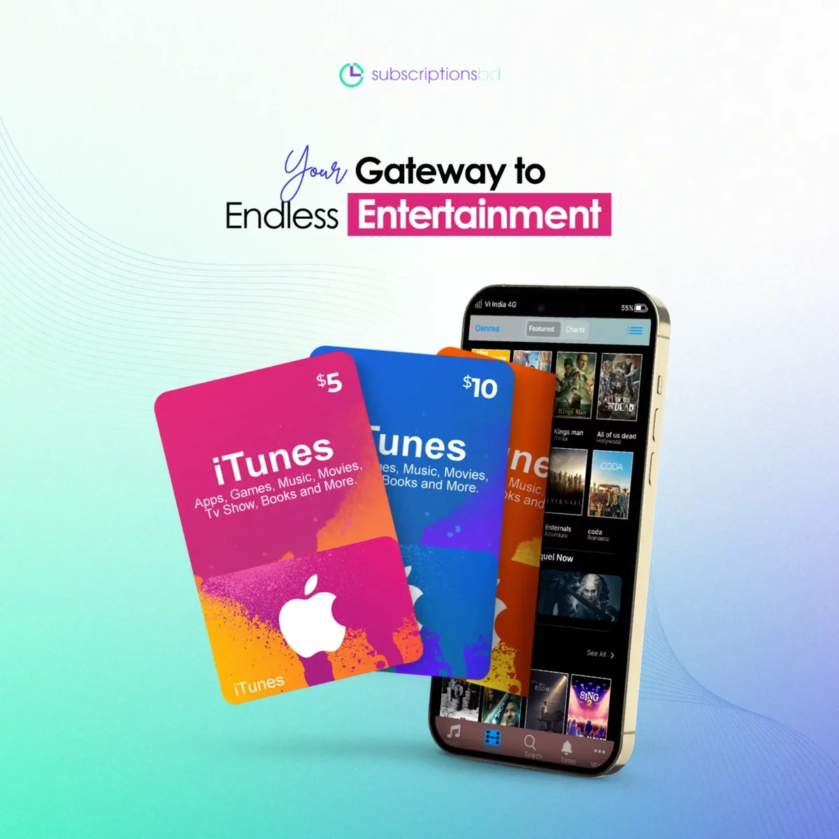 iTunes gift card bd